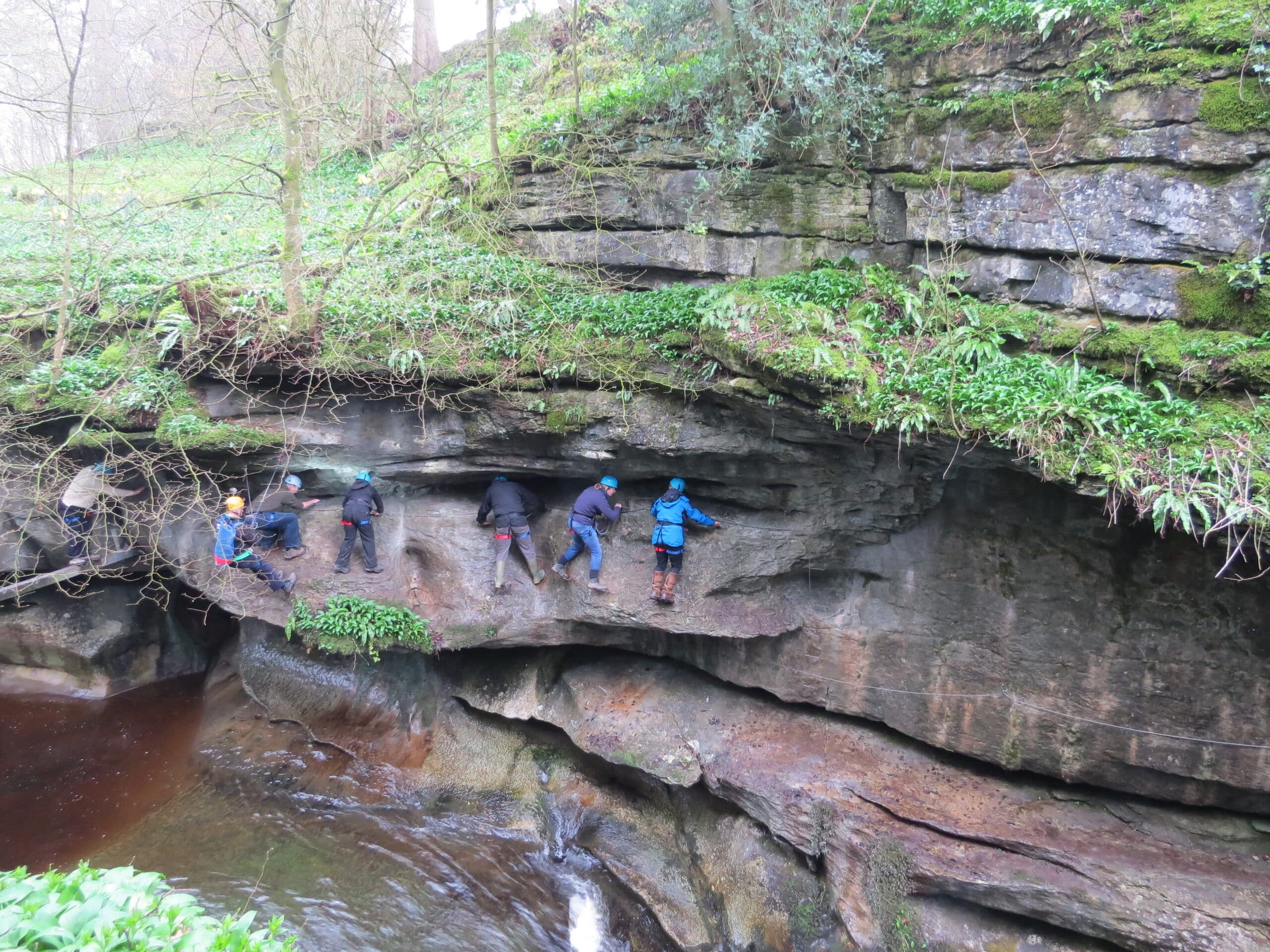 Hen Weekend Activity Package - How Stean Gorge Hen Weekend Package - via ferrata high wire adventure