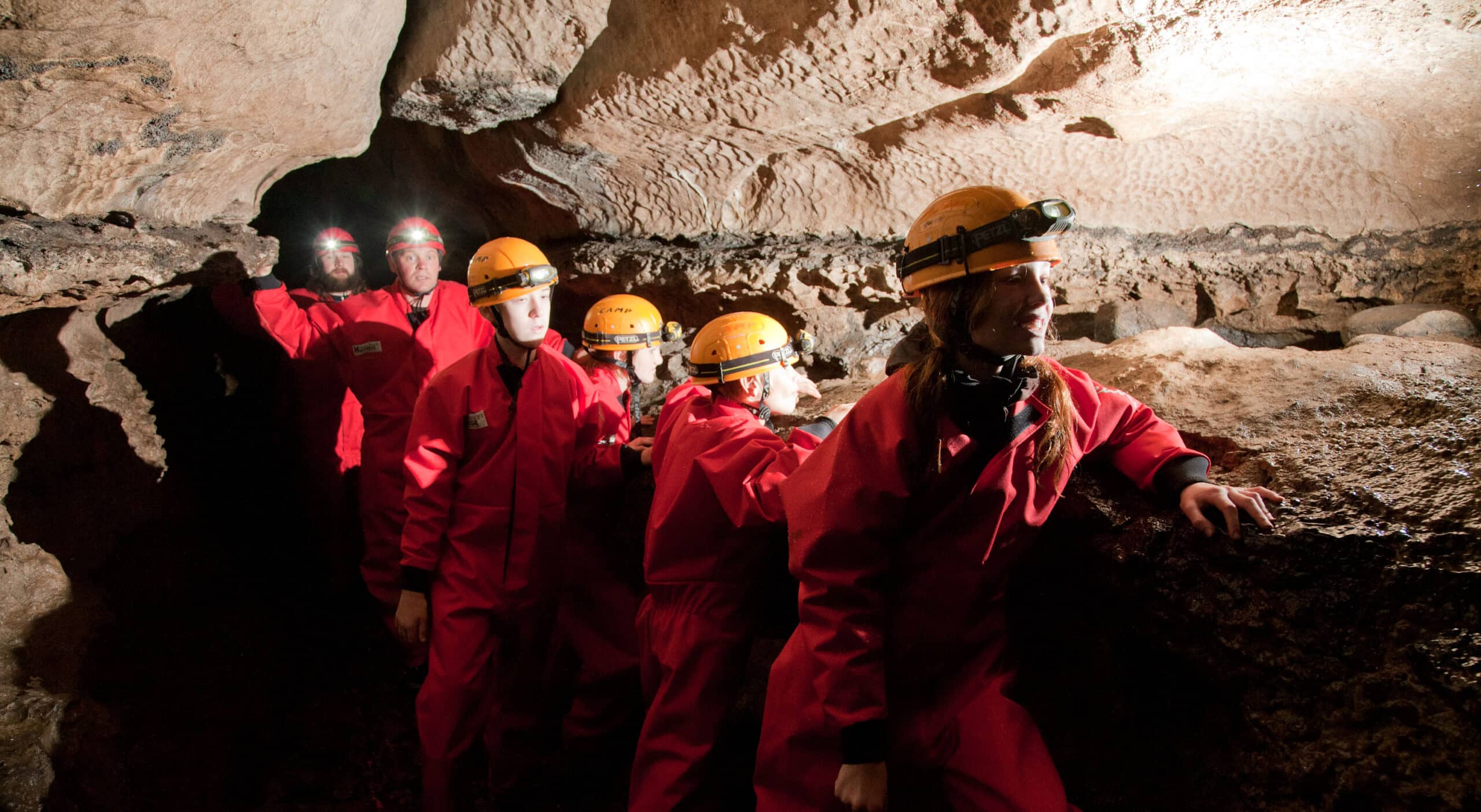 What to Wear While Caving 2 Caving in groups